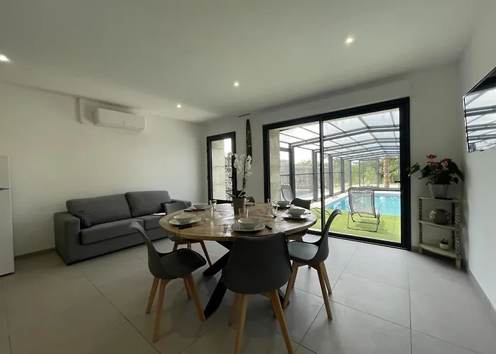 Avec Piscine Chauffee, Jardin Prive Et Climatisation - Fr-1-489-471 Couzon